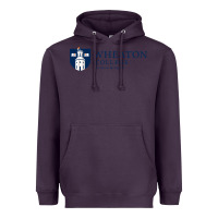 Plum Wheaton College (Illinois) Heavyweight Hoodie - artisFamous