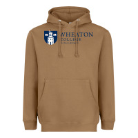 Toasted Coconut Wheaton College (Illinois) Heavyweight Hoodie - artisFamous