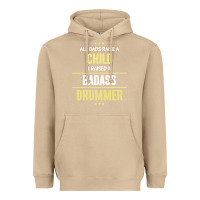 Mushroom i raised a badass drummer Heavyweight Hoodie - artisFamous