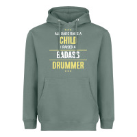 Sage i raised a badass drummer Heavyweight Hoodie - artisFamous