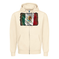 Sandshell mexico flag black glitter leopard Zipper Hoodie - AdoDesignShop