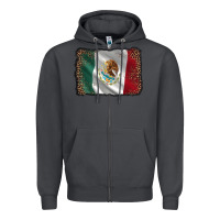 Smoke mexico flag black glitter leopard Zipper Hoodie - AdoDesignShop