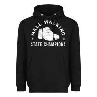 Black funny mall walking state champions Heavyweight Hoodie - artisFamous