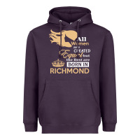 Plum women are born in richmond Heavyweight Hoodie - artisFamous
