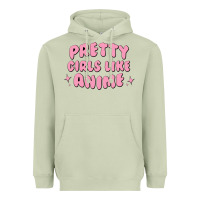 Matcha Pretty Girls Like Anime Heavyweight Hoodie - artisFamous