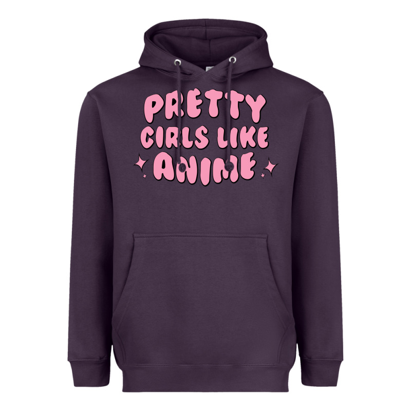 Pretty Girls Like Anime Heavyweight Hoodie by artisFamous | Teevron