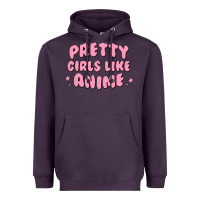 Plum Pretty Girls Like Anime Heavyweight Hoodie - artisFamous