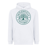 White jacksonville university Heavyweight Hoodie - artisFamous