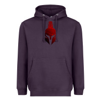 Plum Spartan Heavyweight Hoodie - artisFamous