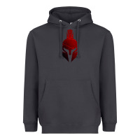Smoke Spartan Heavyweight Hoodie - artisFamous
