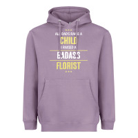 Lavender i raised a badass florist Heavyweight Hoodie - artisFamous
