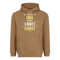 Toasted Coconut i raised a badass florist Heavyweight Hoodie - artisFamous
