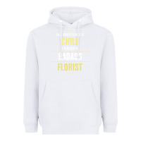 White i raised a badass florist Heavyweight Hoodie - artisFamous