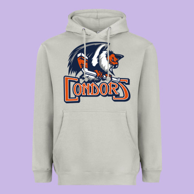 Condors, The Bakersfield Heavyweight Hoodie Designed By Artisfamous