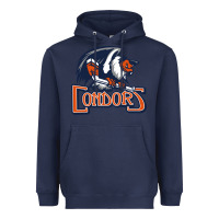 Navy Condors, The Bakersfield Heavyweight Hoodie - artisFamous