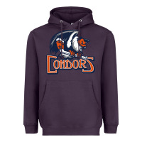 Plum Condors, The Bakersfield Heavyweight Hoodie - artisFamous