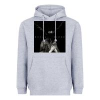 Heather Grey royal blood Heavyweight Hoodie - artisFamous