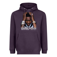 Rest In Peace Young Dolph Heavyweight Hoodie | Teevron