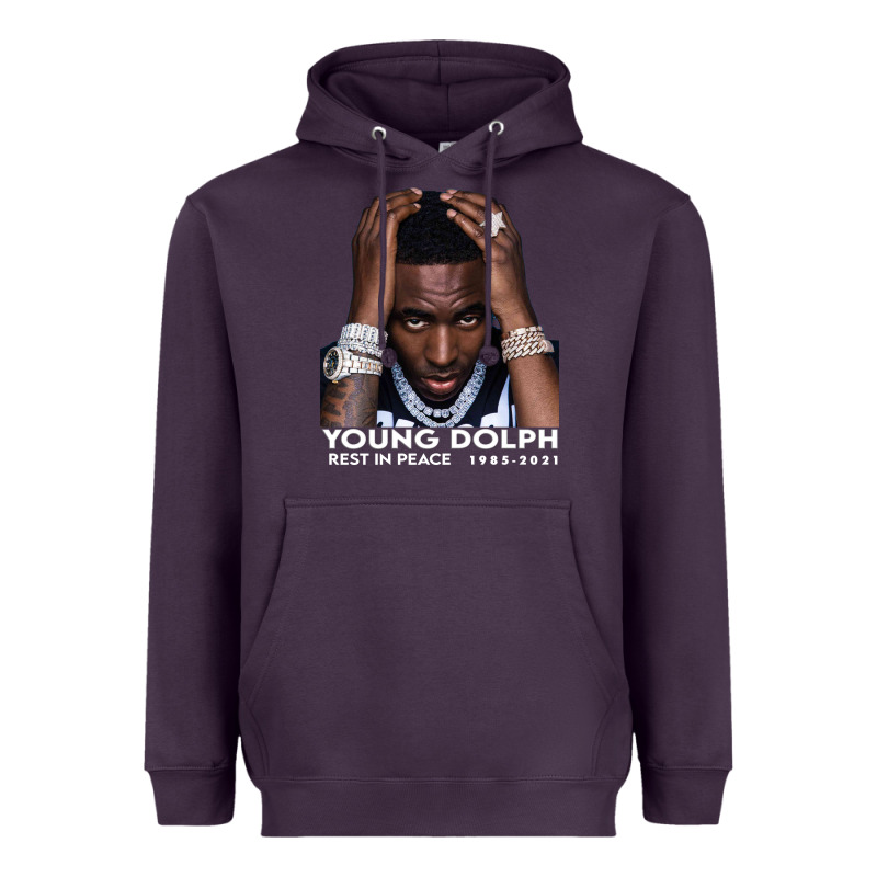 Rest In Peace Young Dolph Heavyweight Hoodie by artisFamous | Teevron