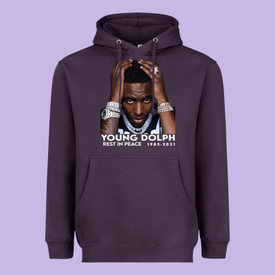Rest In Peace Young Dolph Heavyweight Hoodie Designed By Artisfamous