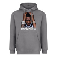 Storm Rest in Peace Young Dolph Heavyweight Hoodie - artisFamous