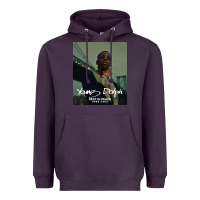 Plum Rest in Peace Young Dolph Heavyweight Hoodie - artisFamous