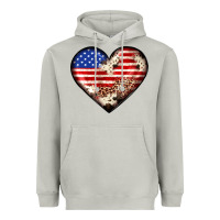 Moon Dust western usa flag heart Heavyweight Hoodie - JahusDesignShop