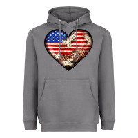 Storm western usa flag heart Heavyweight Hoodie - JahusDesignShop