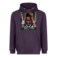 Plum Rest in Peace Young Dolph Heavyweight Hoodie - artisFamous
