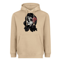 Mushroom sugar skull lady Heavyweight Hoodie - artisFamous