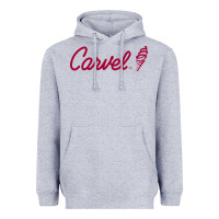 Heather Grey Carvel (Ice Cream) Cafe Heavyweight Hoodie - artisFamous