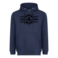Navy jason aldean Heavyweight Hoodie - artisFamous