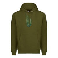 Army Green organ pipe cactus Premium Hoodie - LillyAllenDesigns