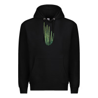 Black organ pipe cactus Premium Hoodie - LillyAllenDesigns