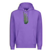 Purple organ pipe cactus Premium Hoodie - LillyAllenDesigns