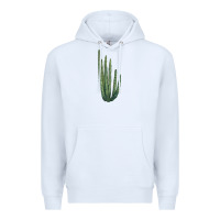 White organ pipe cactus Premium Hoodie - LillyAllenDesigns