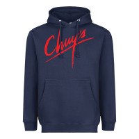 Navy chuy's Cafe Heavyweight Hoodie - artisFamous