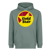 Sage Gold Star Chili Resto Heavyweight Hoodie - artisFamous