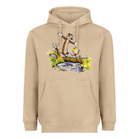 Mushroom calvin and hobbes bill watterson Heavyweight Hoodie - artisFamous