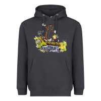 Smoke calvin and hobbes bill watterson Heavyweight Hoodie - artisFamous