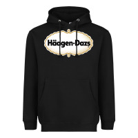 Black häagen dazs Cafe and Resto Heavyweight Hoodie - artisFamous