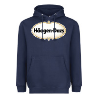 Navy häagen dazs Cafe and Resto Heavyweight Hoodie - artisFamous