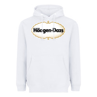White häagen dazs Cafe and Resto Heavyweight Hoodie - artisFamous