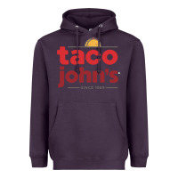 Plum Taco John's Resto Heavyweight Hoodie - artisFamous
