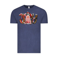 Vintage Denim joy with pig Vintage Tee - RanaPortraitStore