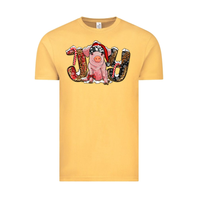 Joy With Pig Vintage Tee by RanaPortraitStore | Teevron