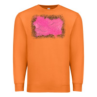 Carrot gemstone pink leopard background Premium Sweatshirt - JahusDesignShop
