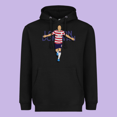 Landon Donovan Heavyweight Hoodie Designed By Artisfamous