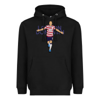 Black Landon Donovan Heavyweight Hoodie - artisFamous