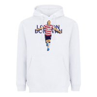 White Landon Donovan Heavyweight Hoodie - artisFamous